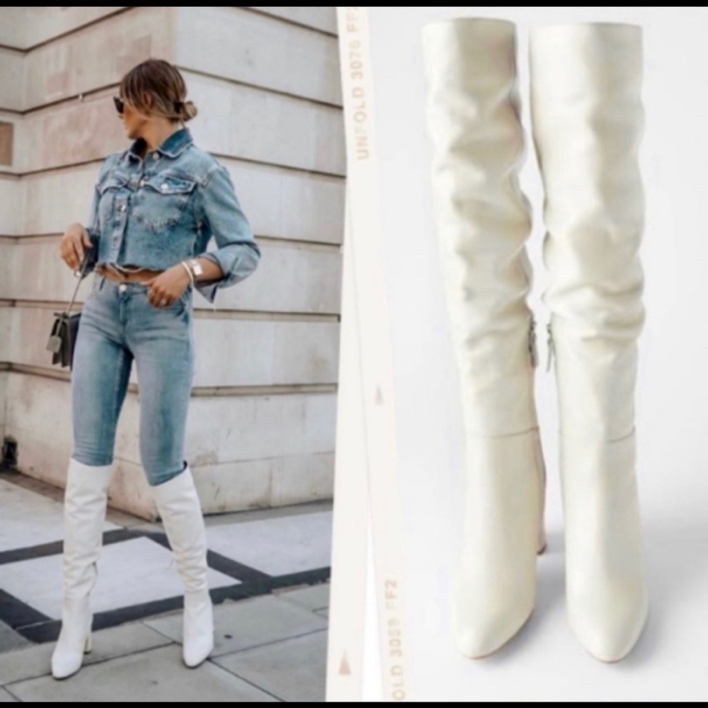 ZARA KNEE HIGH BOOTS
